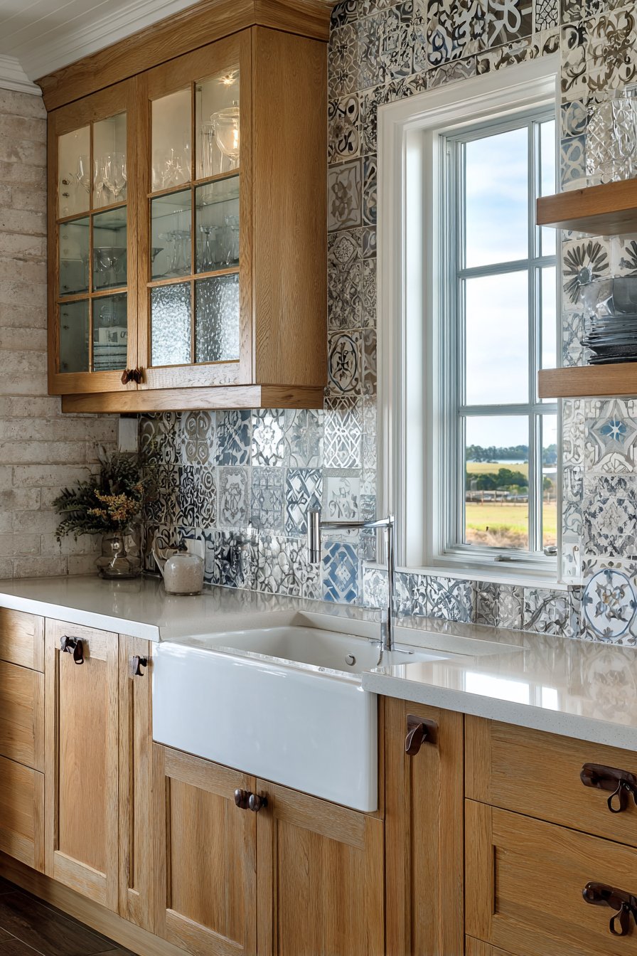 Honey Oak Warm Traditional