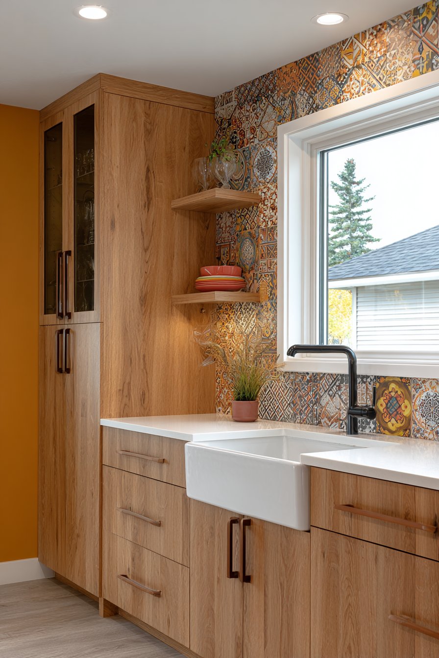 Honey Oak Warm Traditional