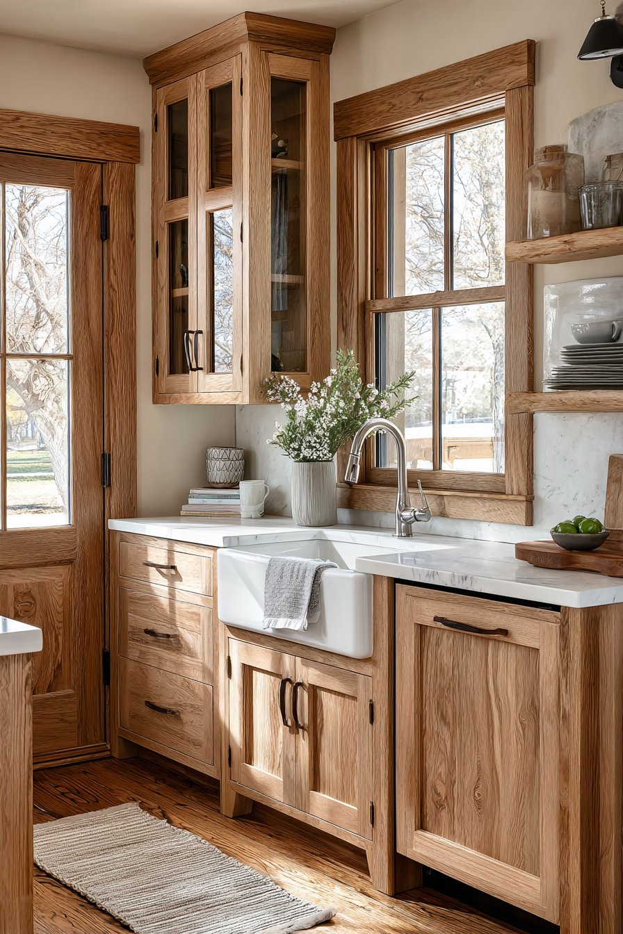 Honey Oak Warm Traditional