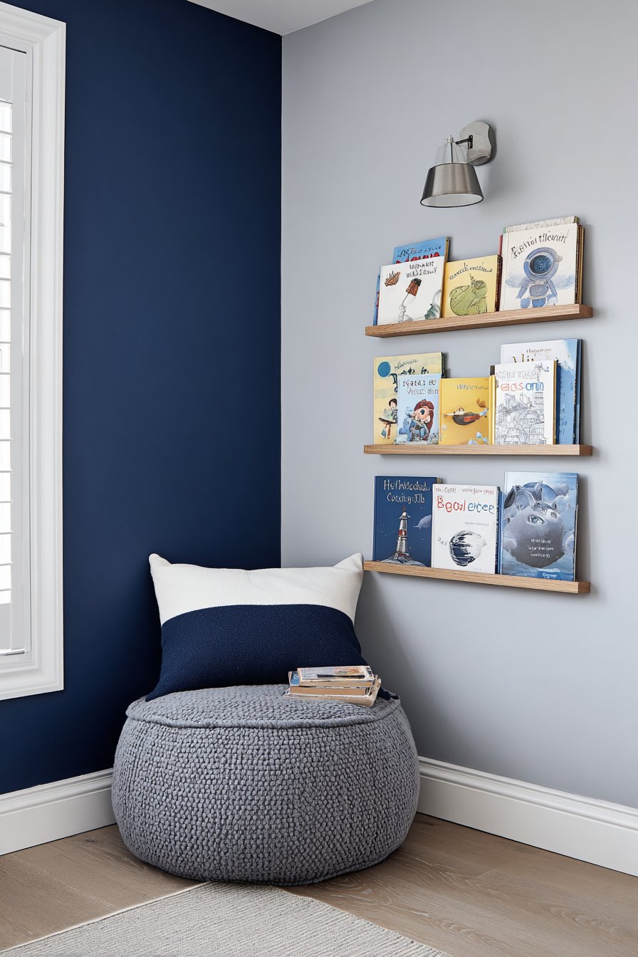 Vertical Book Display Corner