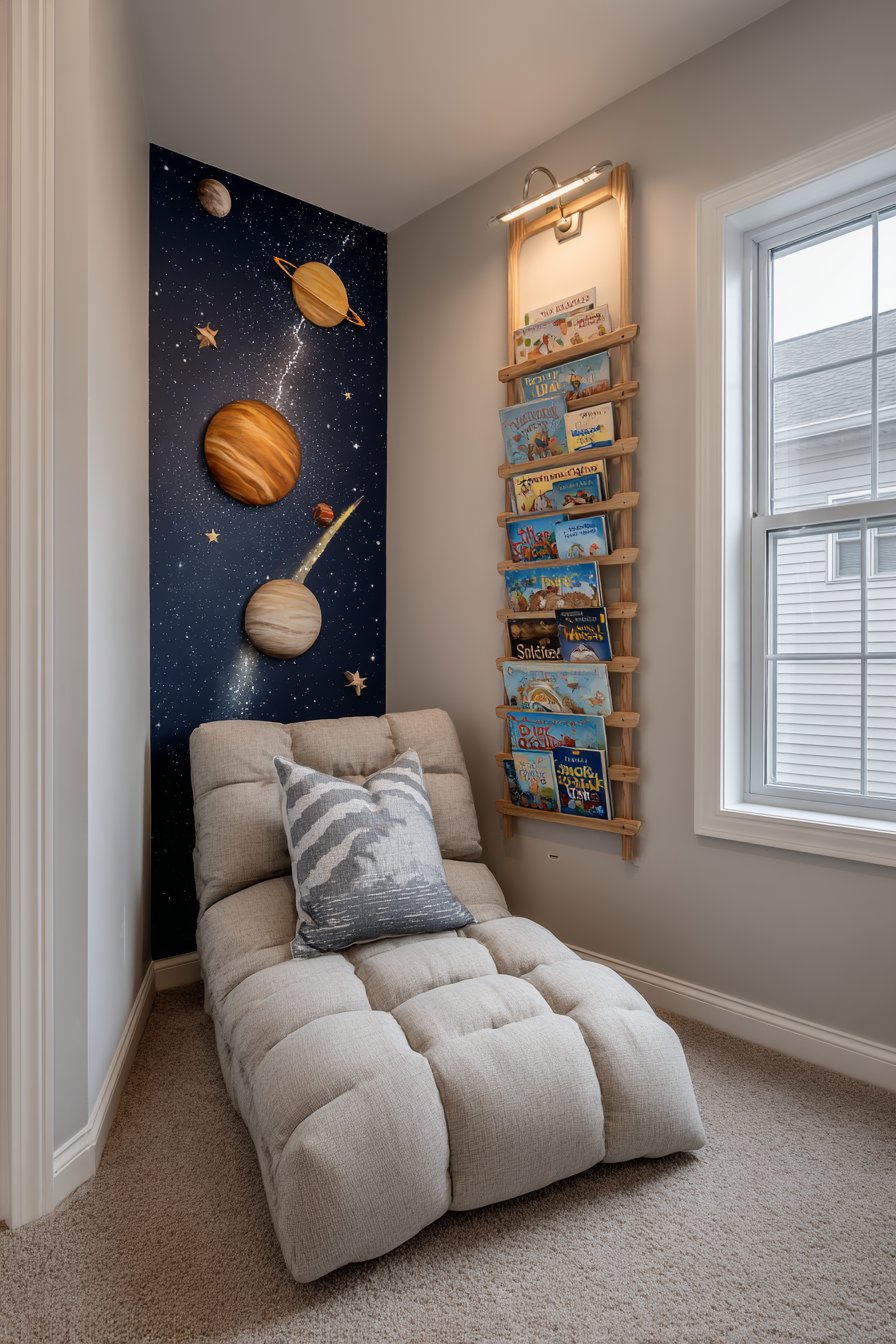 Vertical Book Display Corner