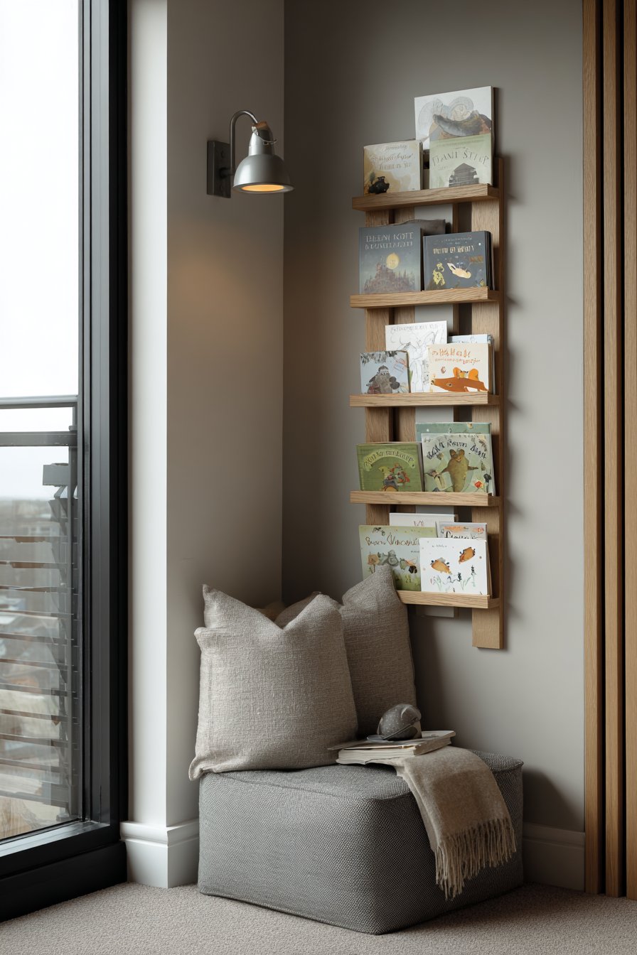 Vertical Book Display Corner