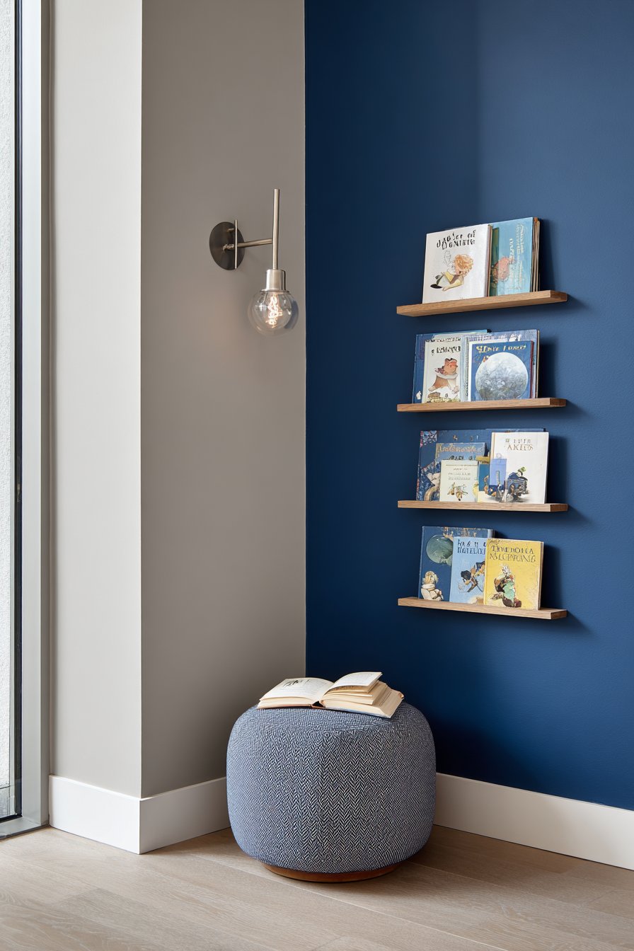 Vertical Book Display Corner
