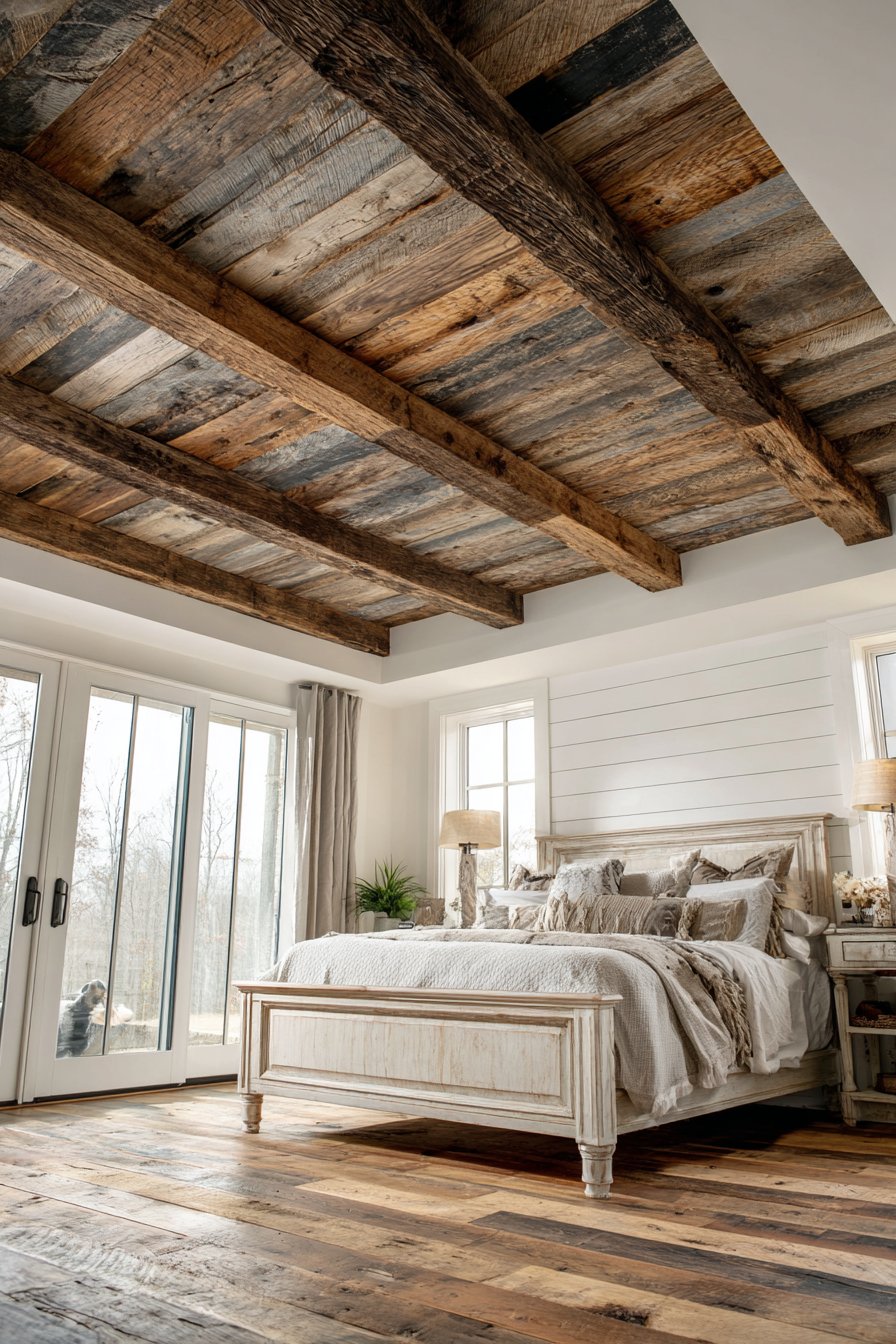 Rustic Exposed Wooden Beams