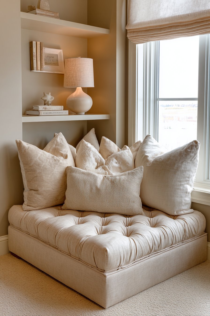 Cozy Window Seat Reading Nook