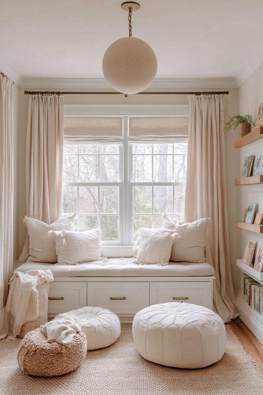 Cozy Window Seat Reading Nook