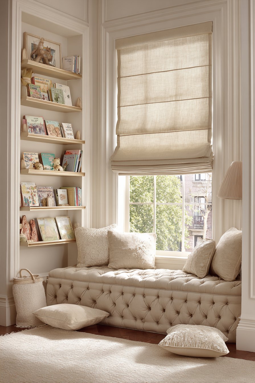Cozy Window Seat Reading Nook