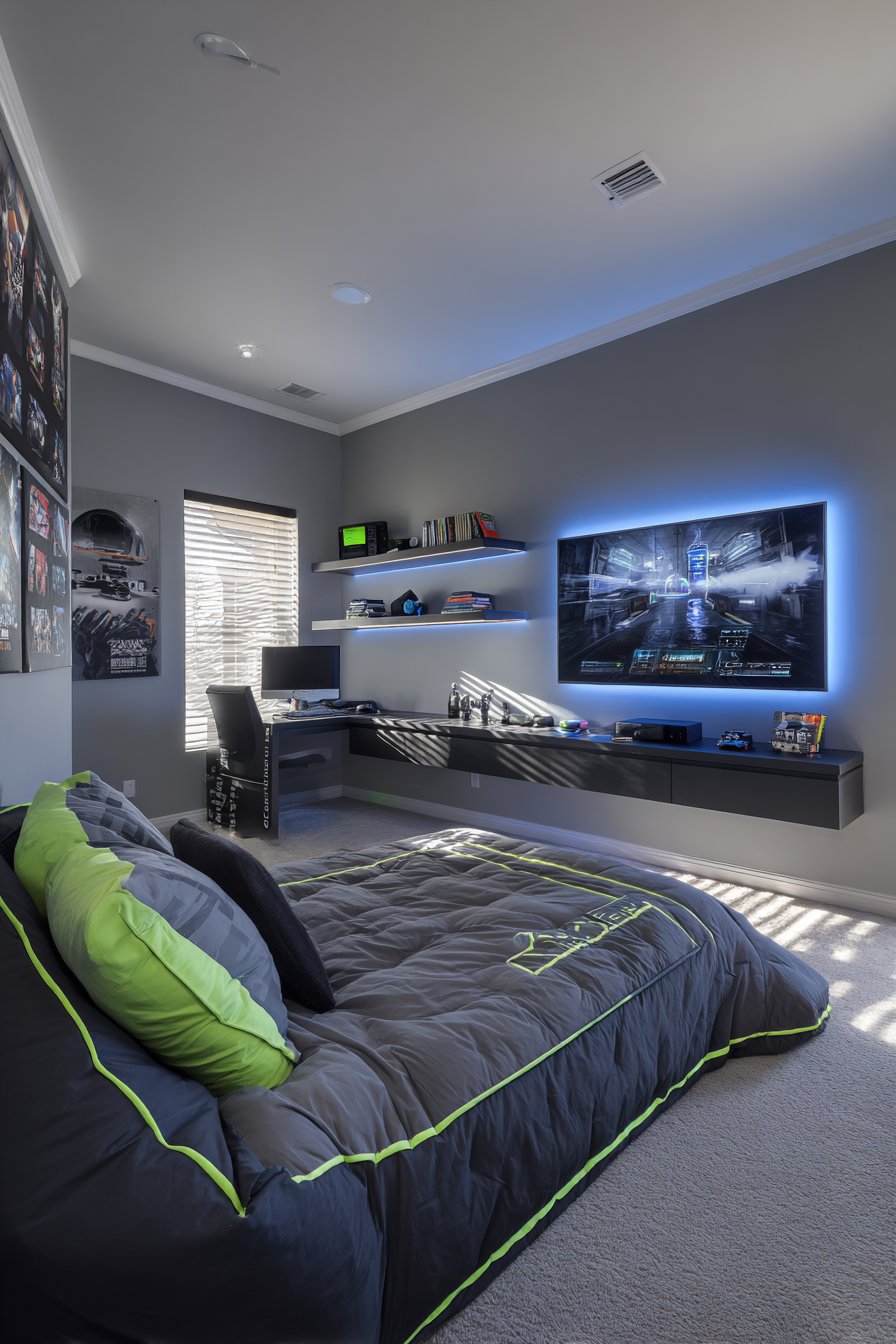 Console Gaming Entertainment Corner