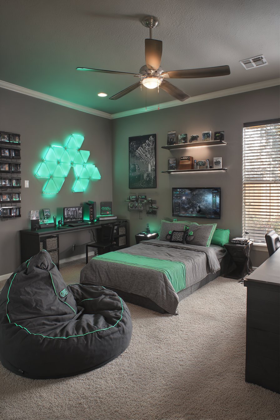 Console Gaming Entertainment Corner