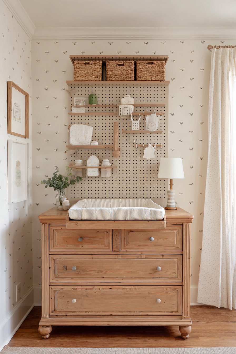 Practical Changing Station with Organized Storage