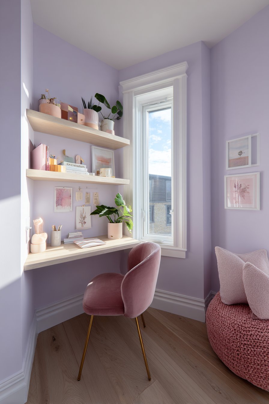 Organized Corner Workspace Wonder