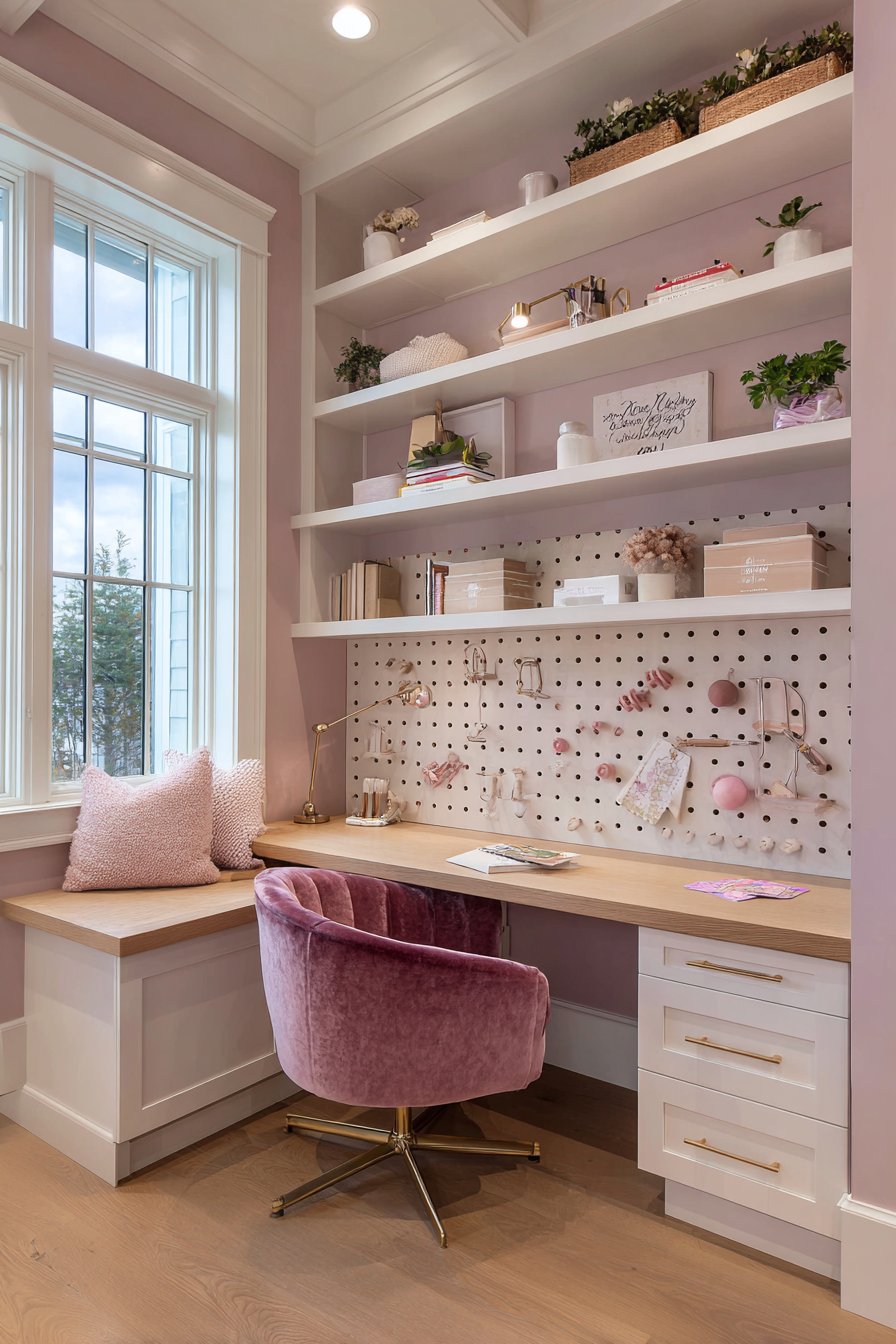 Organized Corner Workspace Wonder