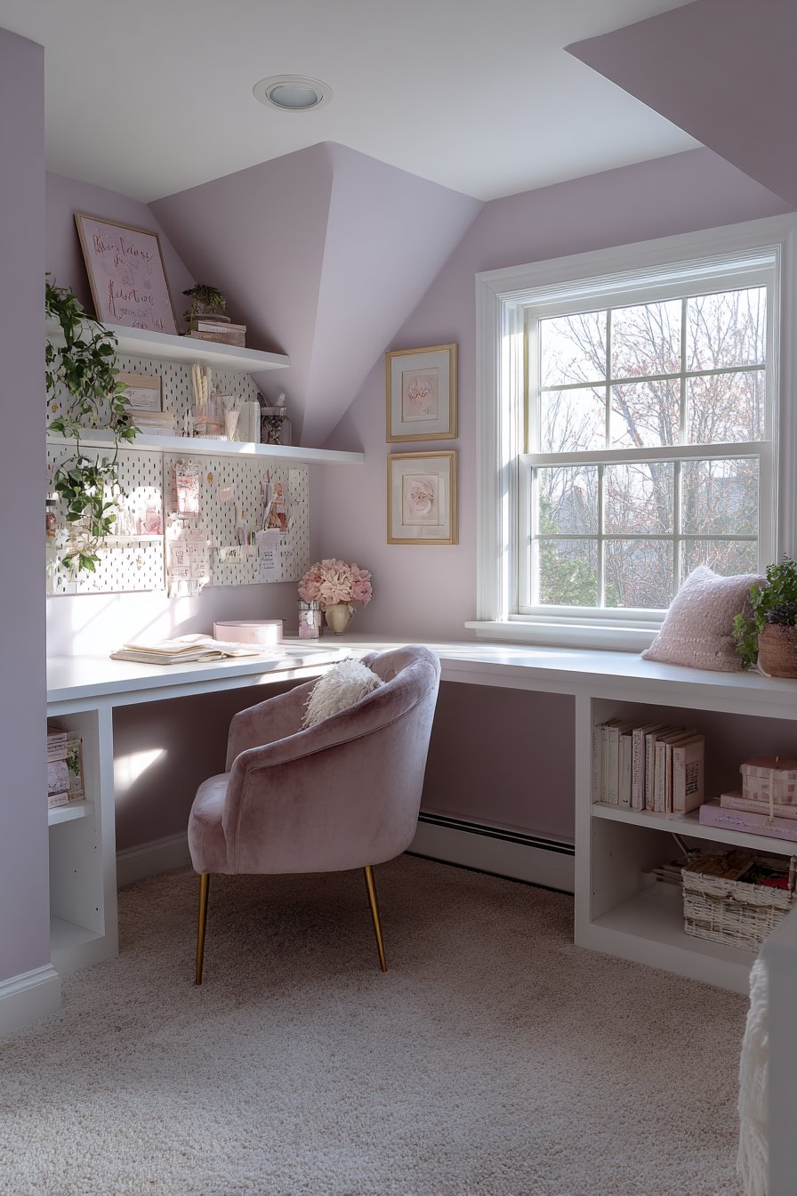 Organized Corner Workspace Wonder