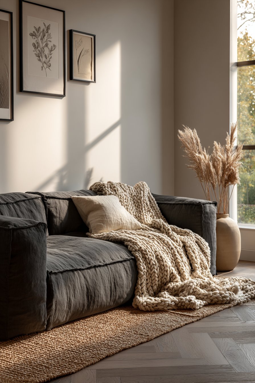 Scandinavian Grey Linen Comfort