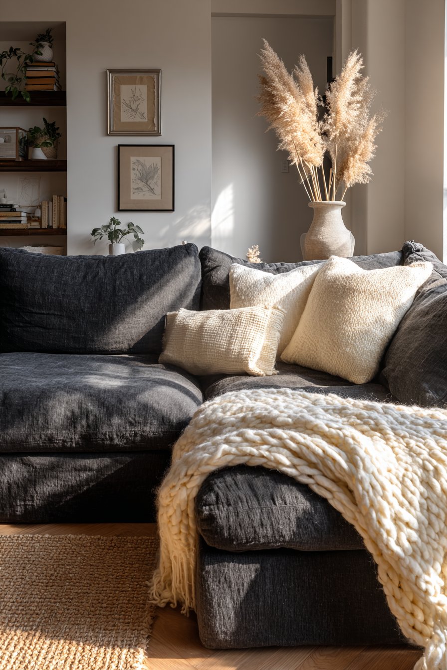 Scandinavian Grey Linen Comfort