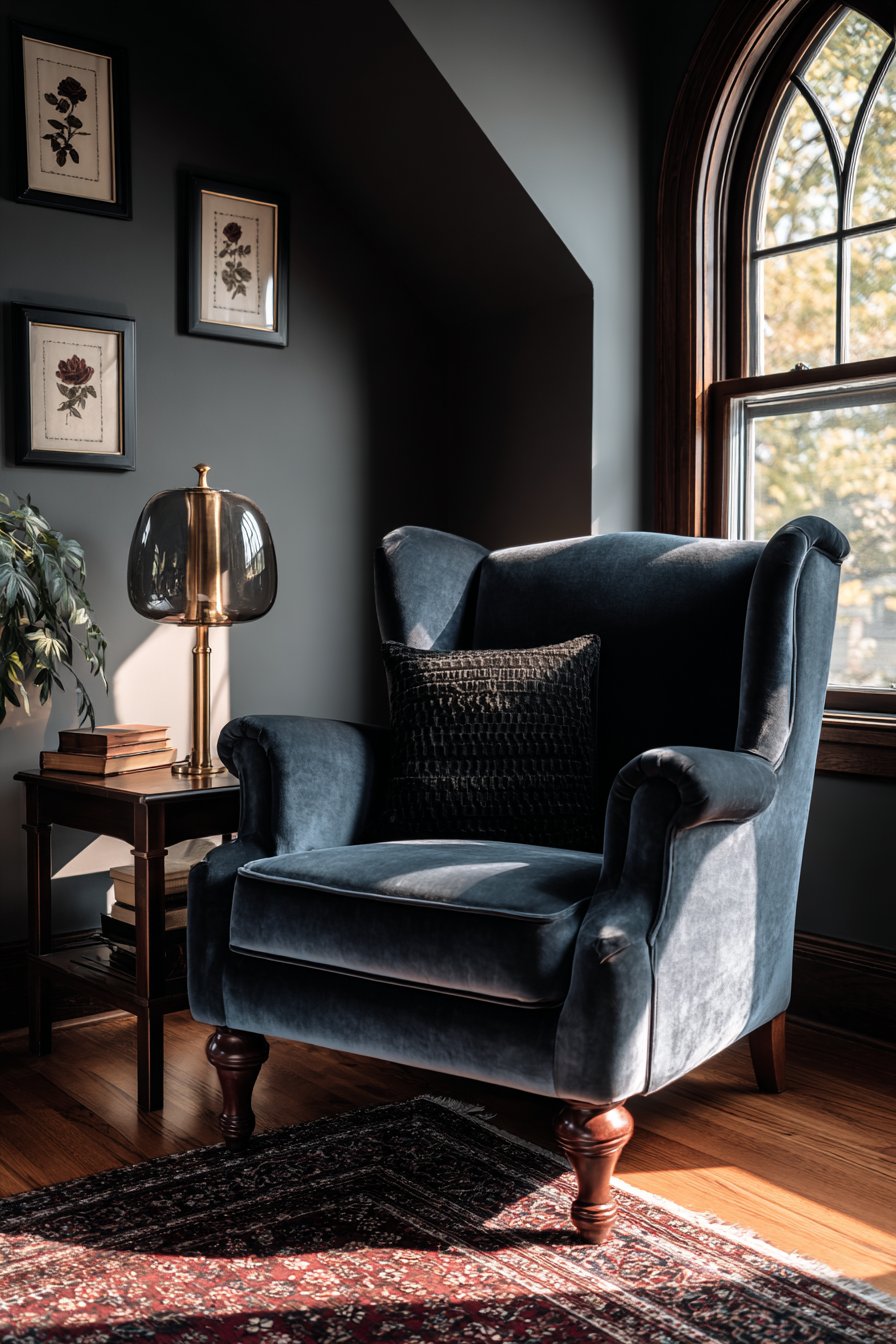 Moody Reading Nook Retreat