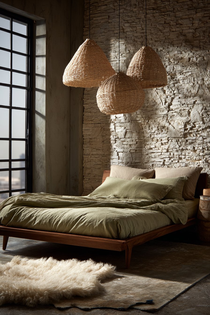 Stone Veneer Statement Wall