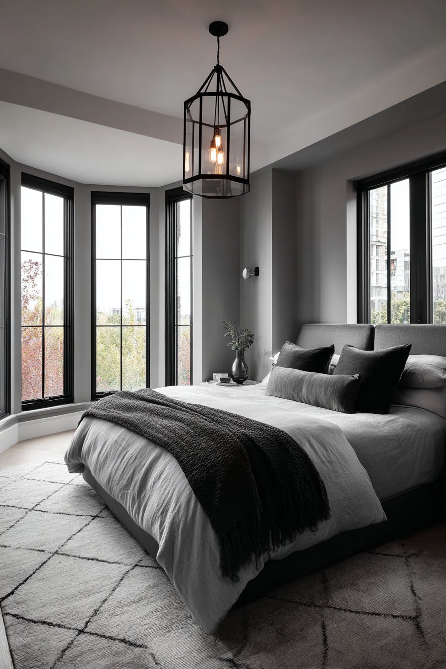 Geometric Chandelier Statement Piece