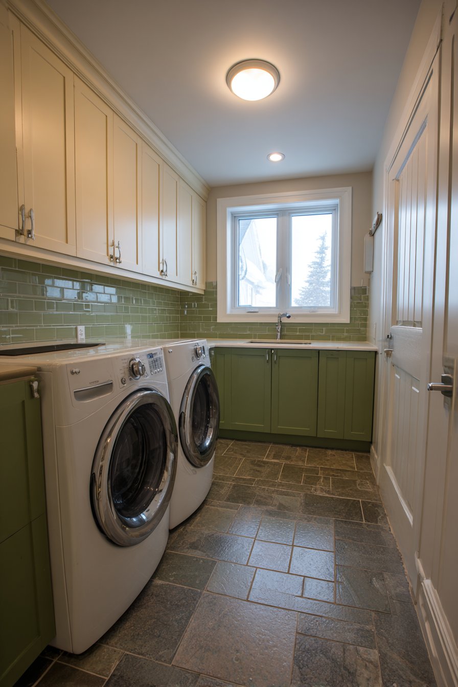 Forest Green and Cream Balance