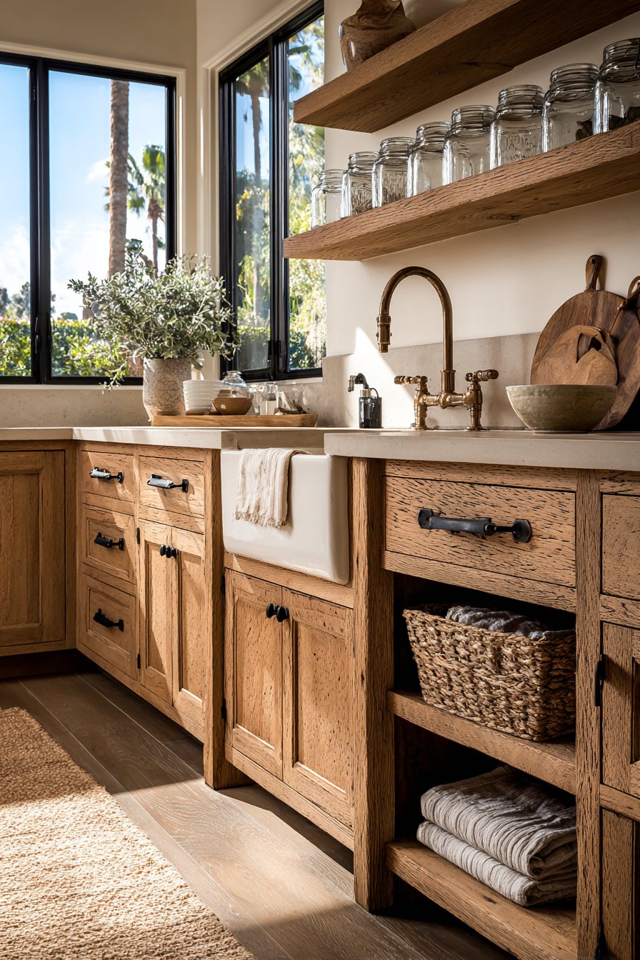 Farmhouse Rustic Wood with Vintage Character