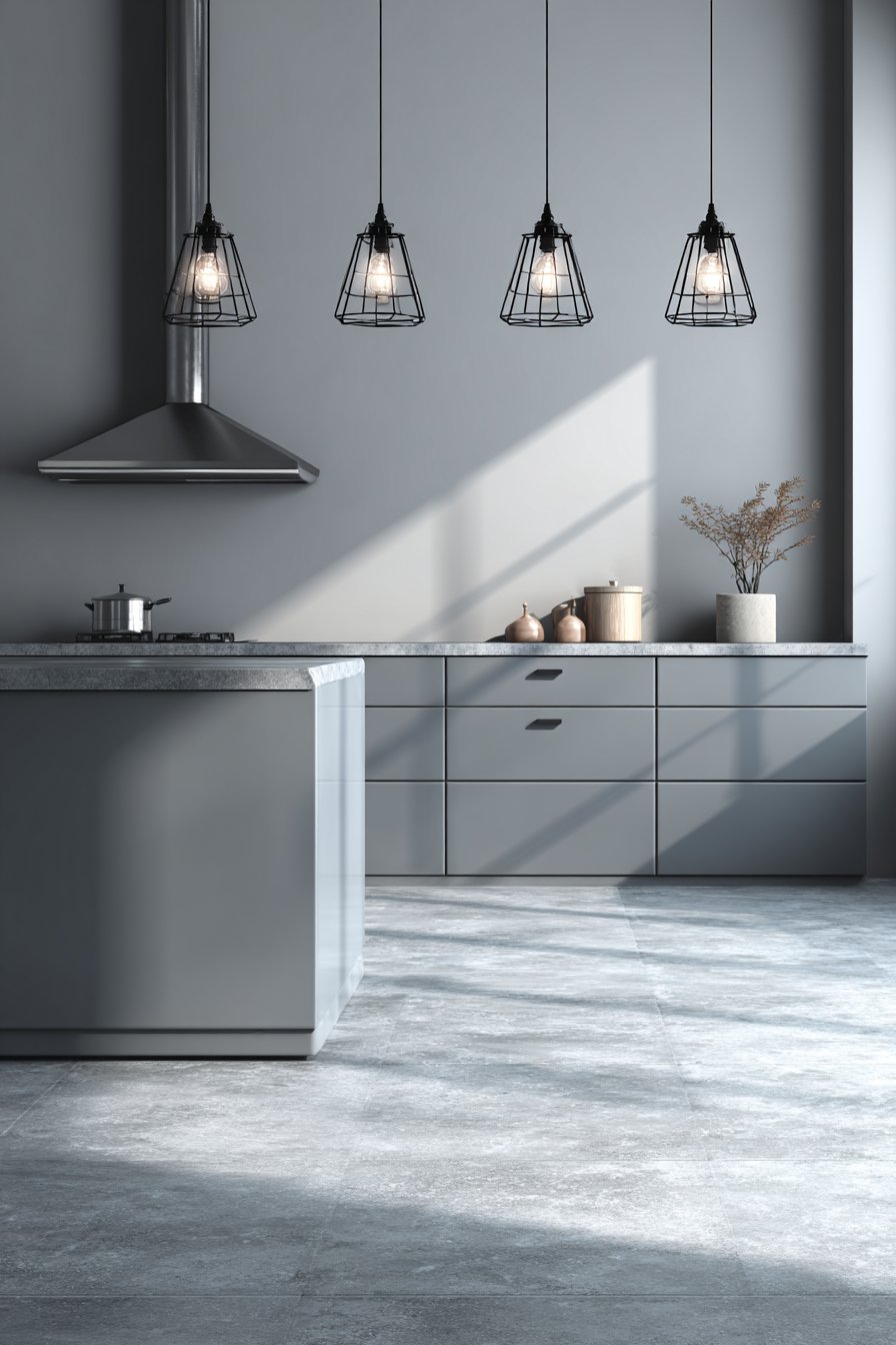 Monochromatic Grey with Concrete Textures