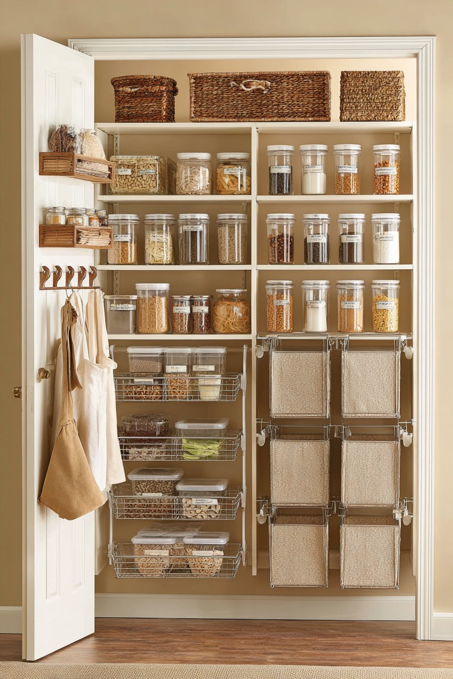 Floor-to-Ceiling Pantry Organization