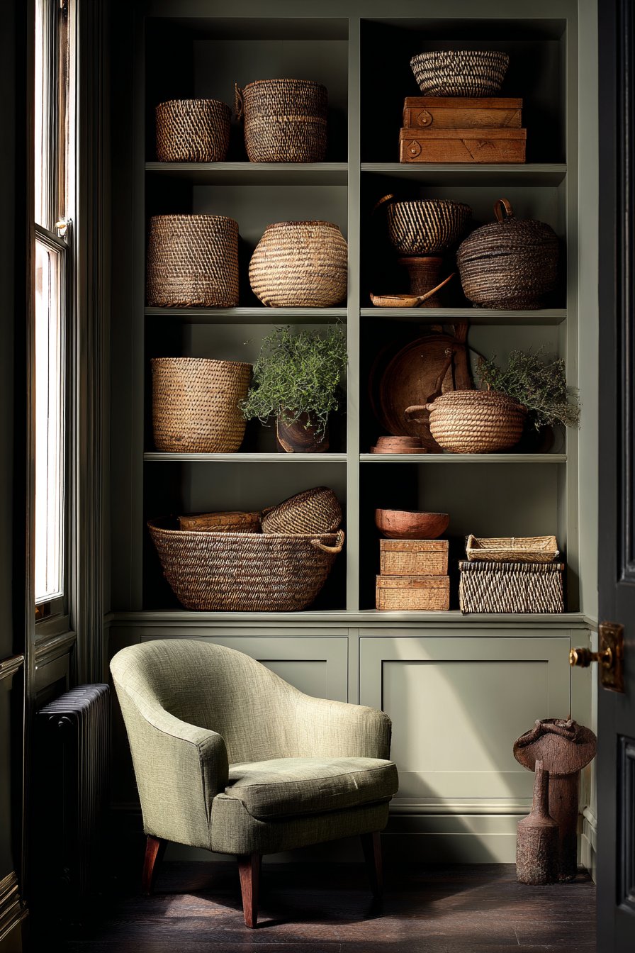 Organized Sage Storage Solutions
