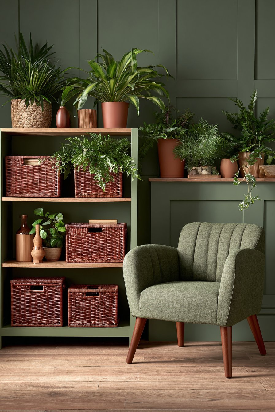 Organized Sage Storage Solutions