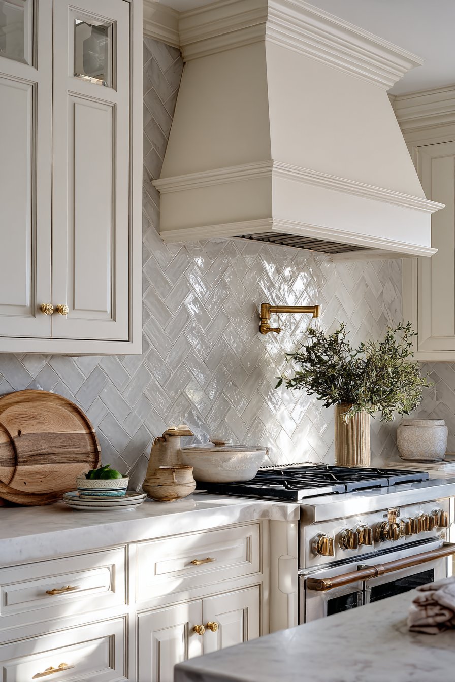 Herringbone Subway Tile Artistry