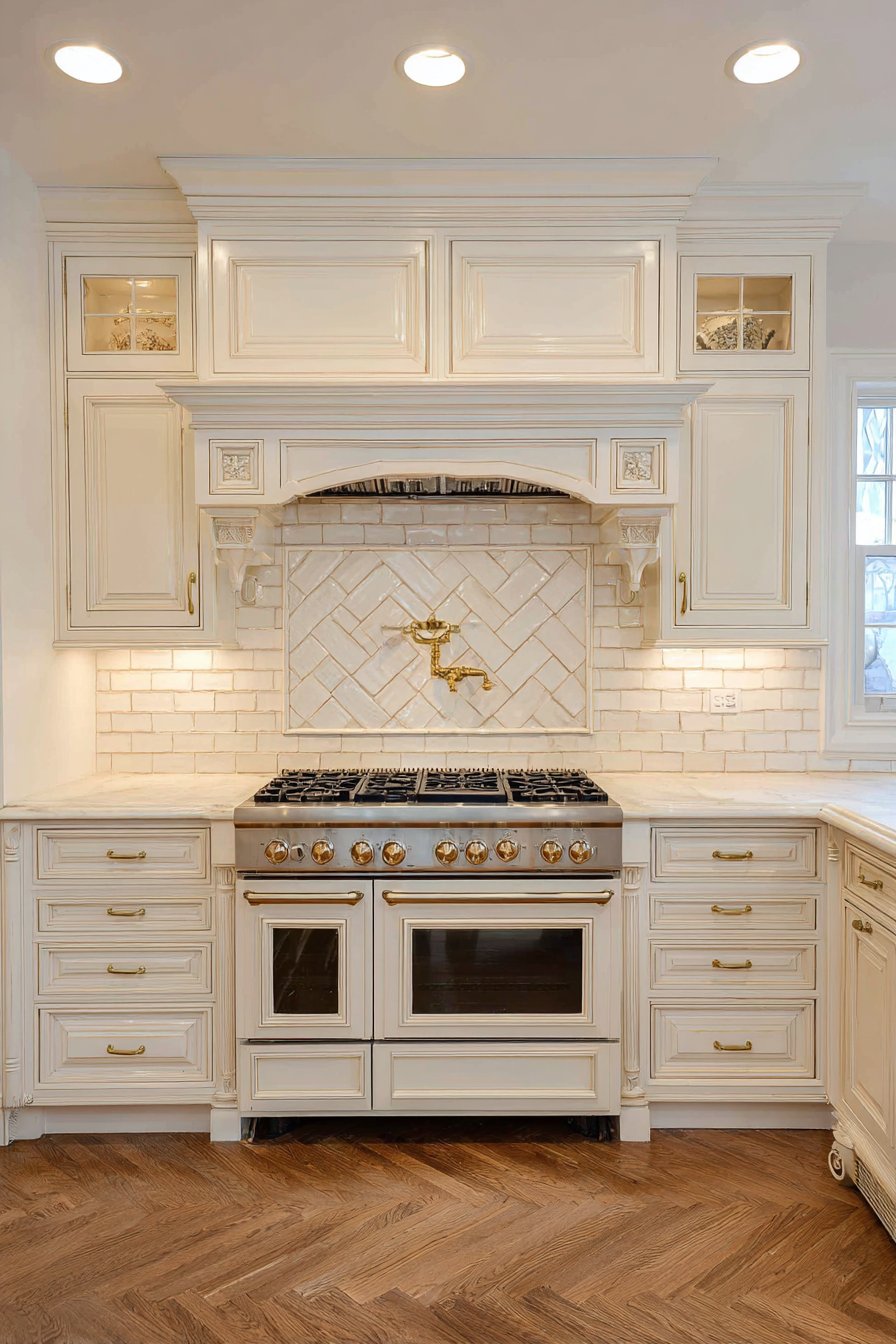 Herringbone Subway Tile Artistry