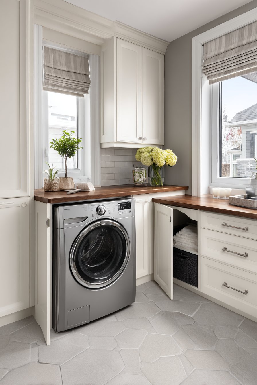 Bathroom Corner Integration