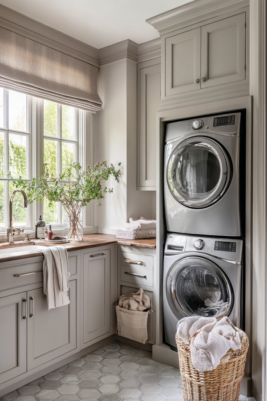 Bathroom Corner Integration