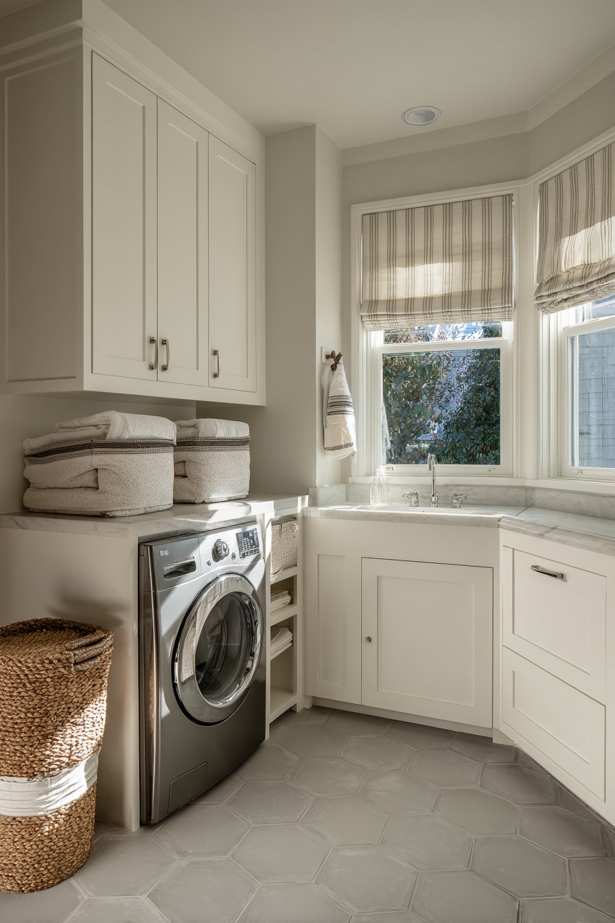Bathroom Corner Integration