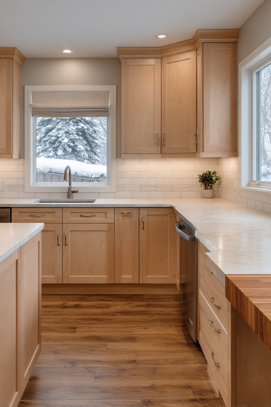 Compact Maple Warmth and Efficiency