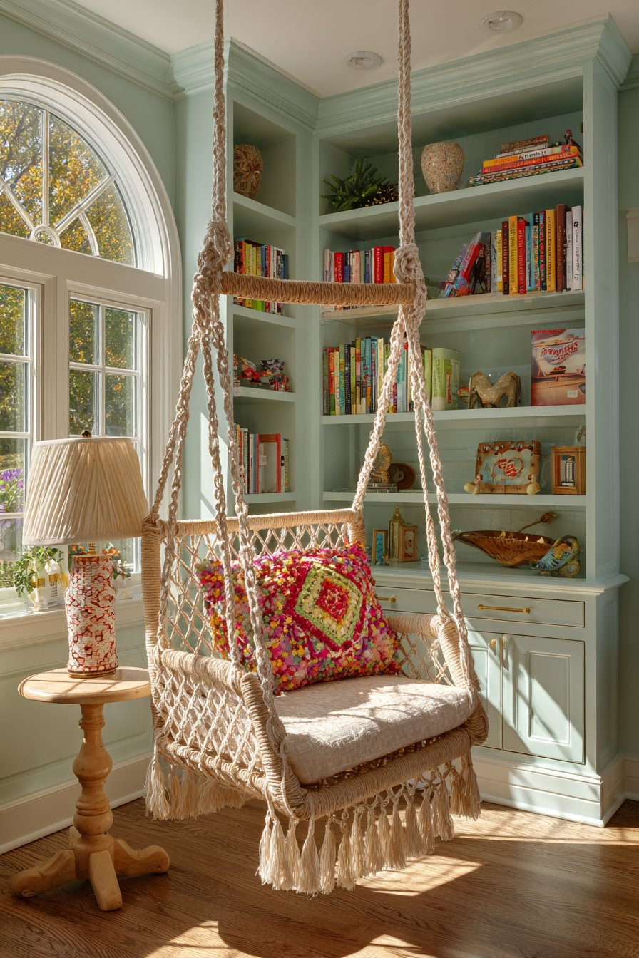 Suspended Swing Reading Retreat