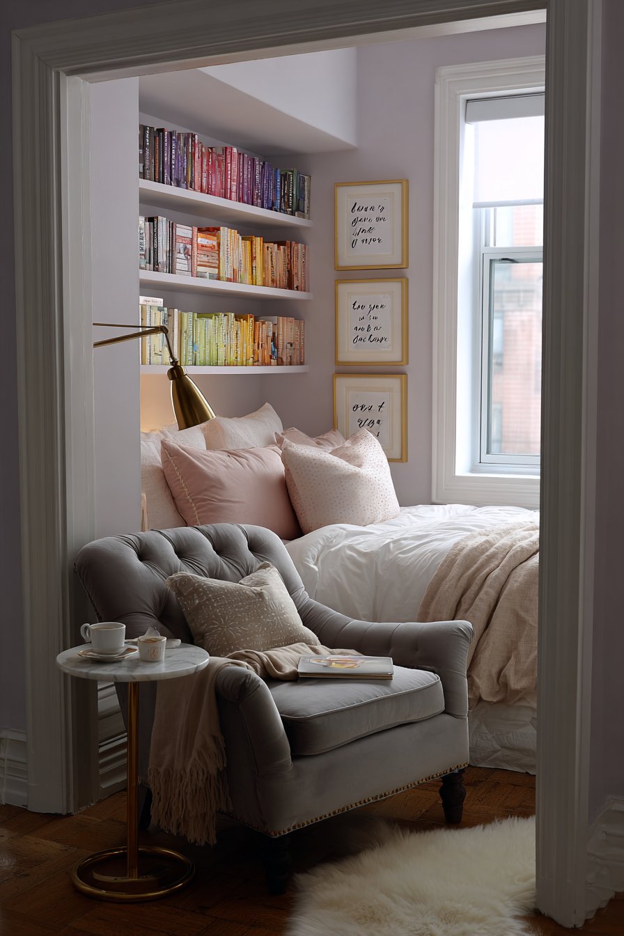 Cozy Reading Nook Creation
