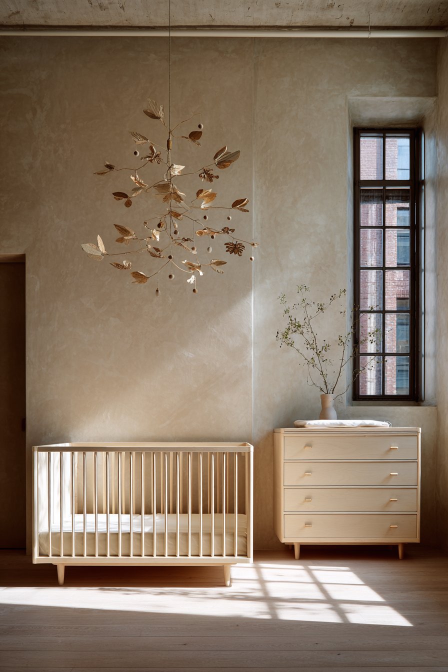 Minimalist Modern Convertible Crib Design