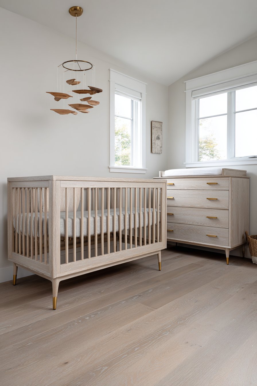 Minimalist Modern Convertible Crib Design