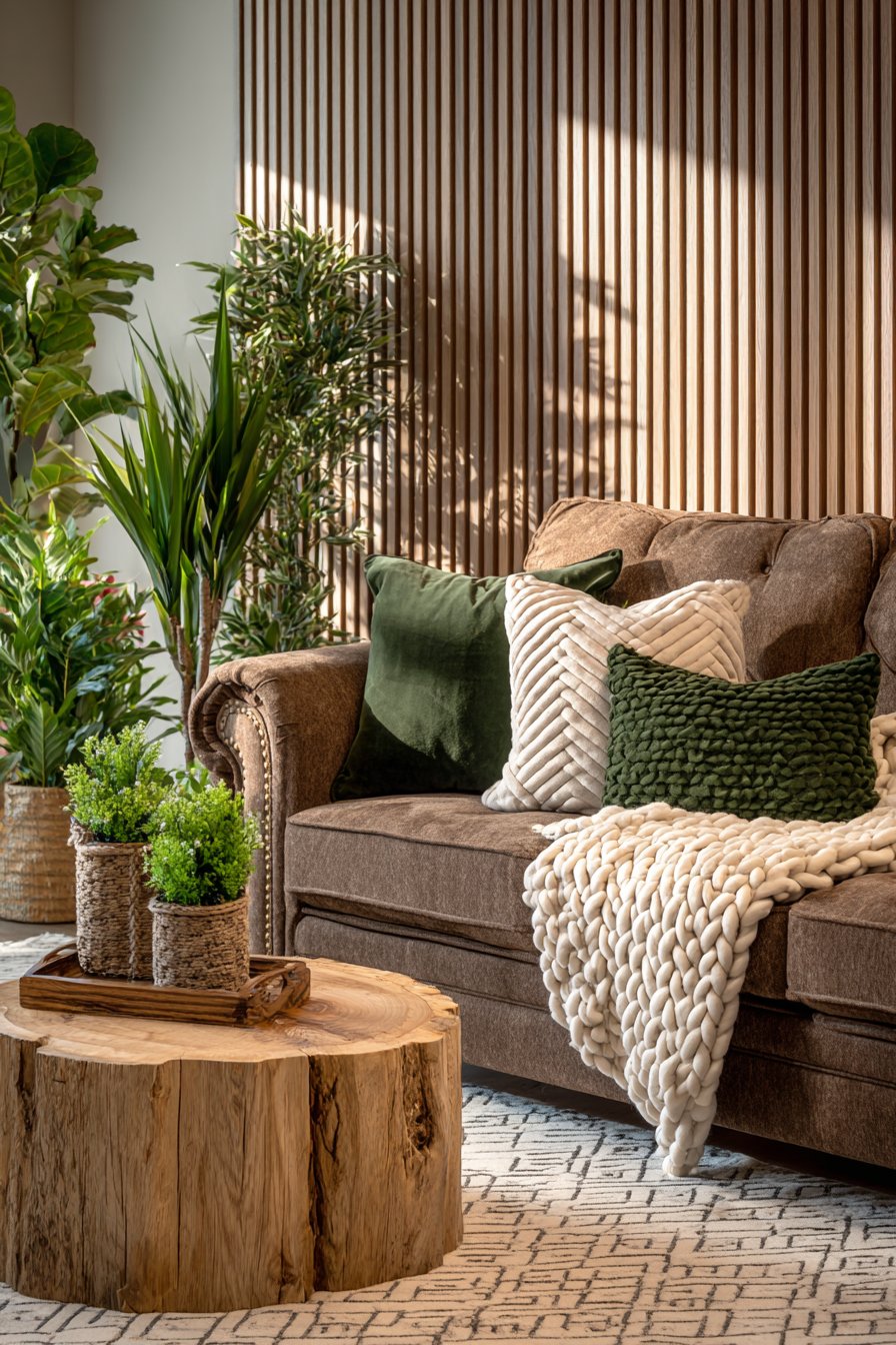 Cozy Tweed and Moss Green Comfort