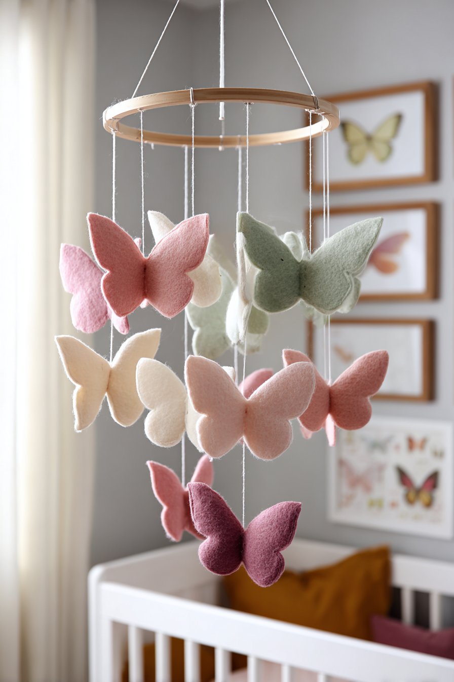 Handcrafted Mobile as Artistic Centerpiece