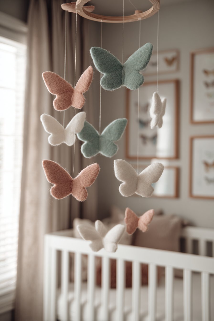 Handcrafted Mobile as Artistic Centerpiece