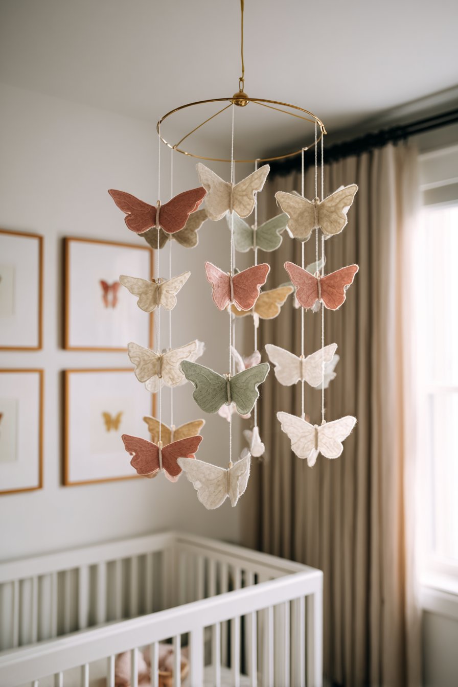 Handcrafted Mobile as Artistic Centerpiece