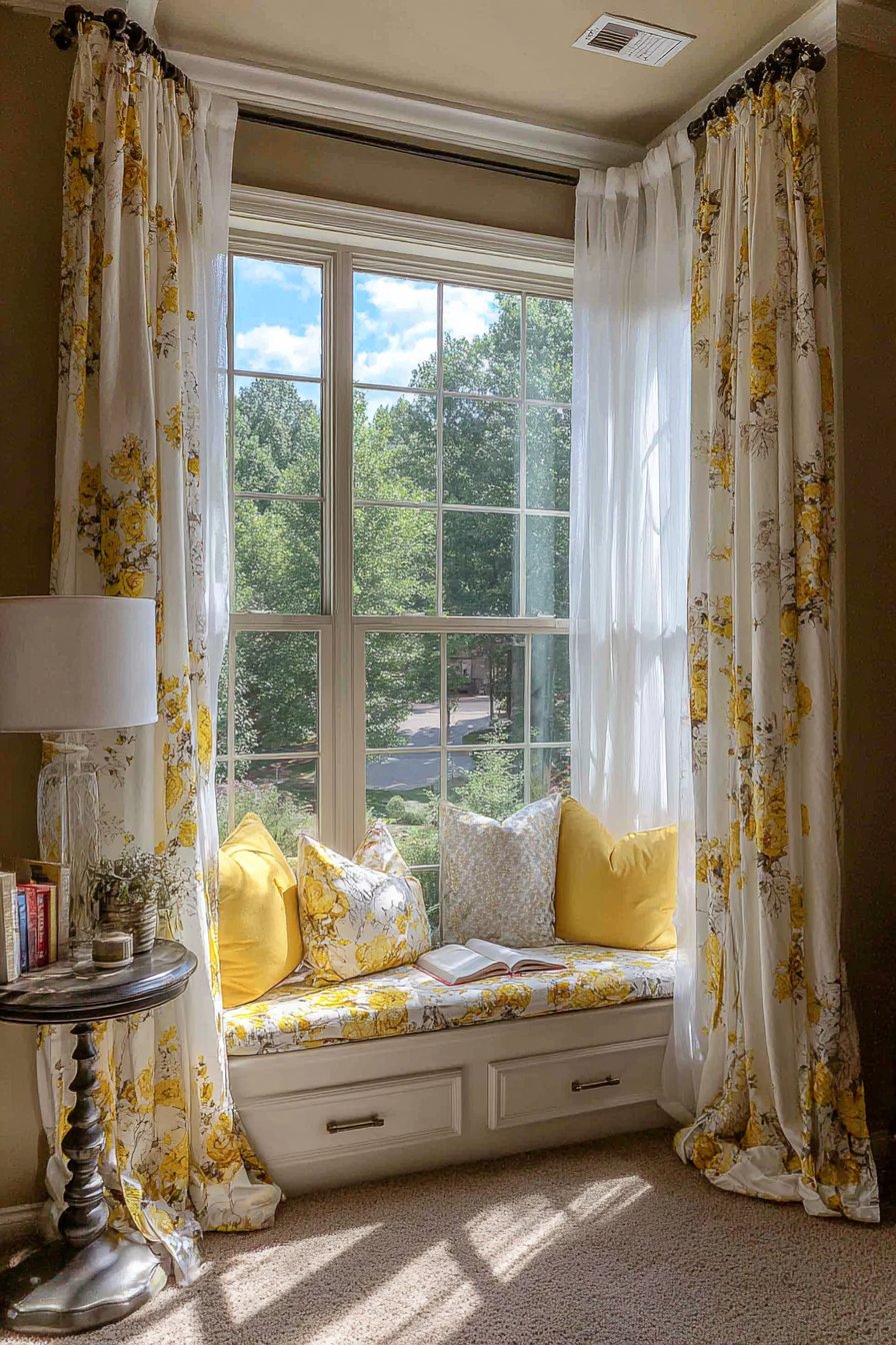 Cozy Window Seat Reading Nook