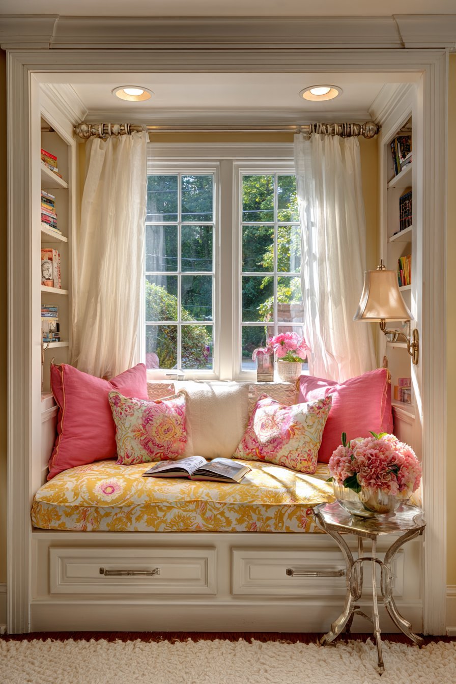 Cozy Window Seat Reading Nook