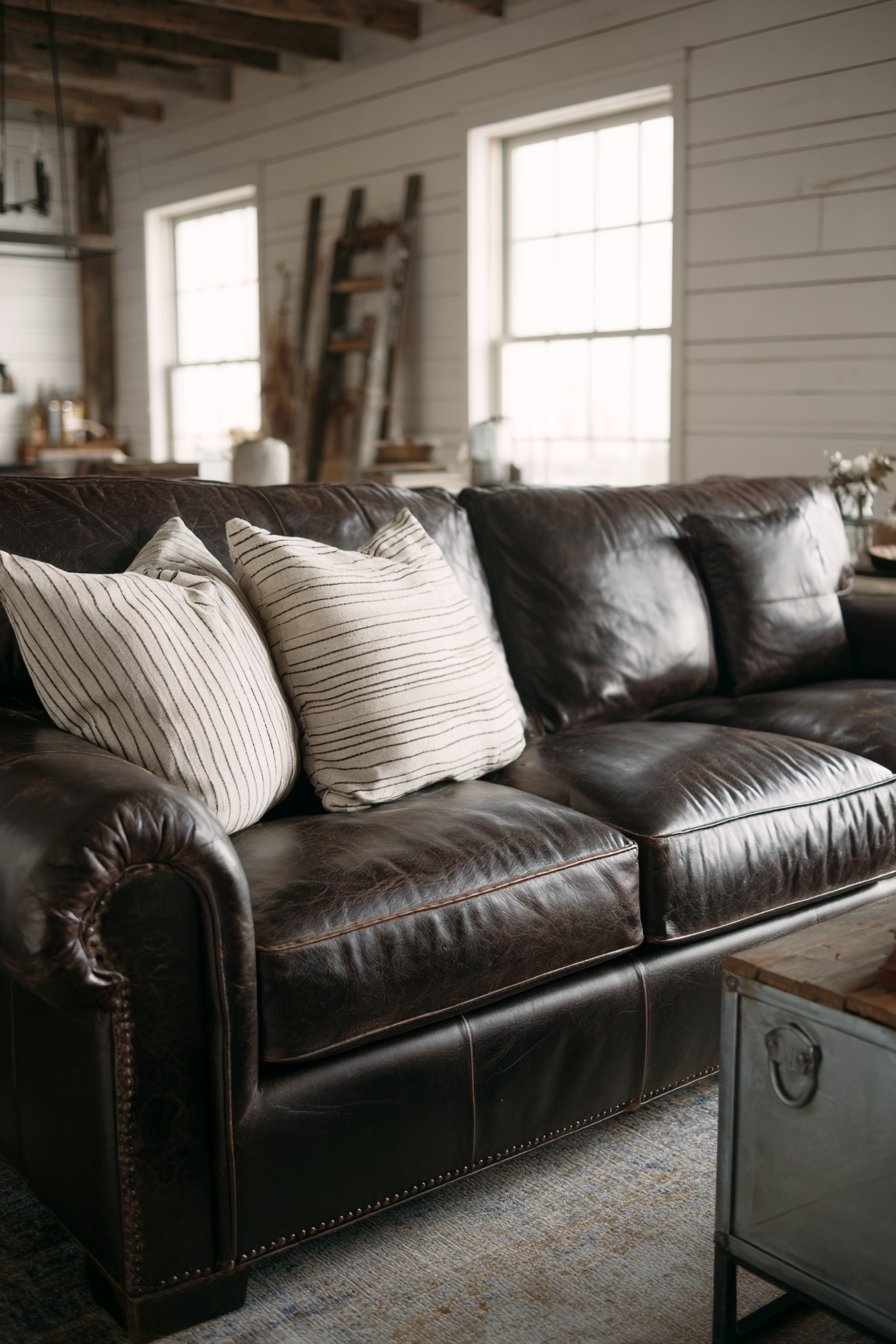 Modern Farmhouse Leather Charm