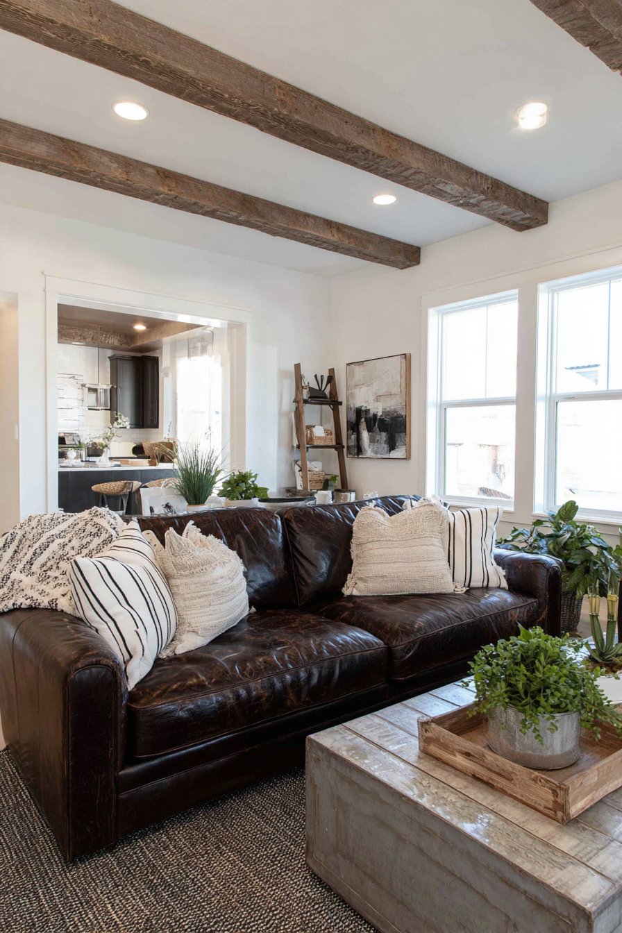 Modern Farmhouse Leather Charm