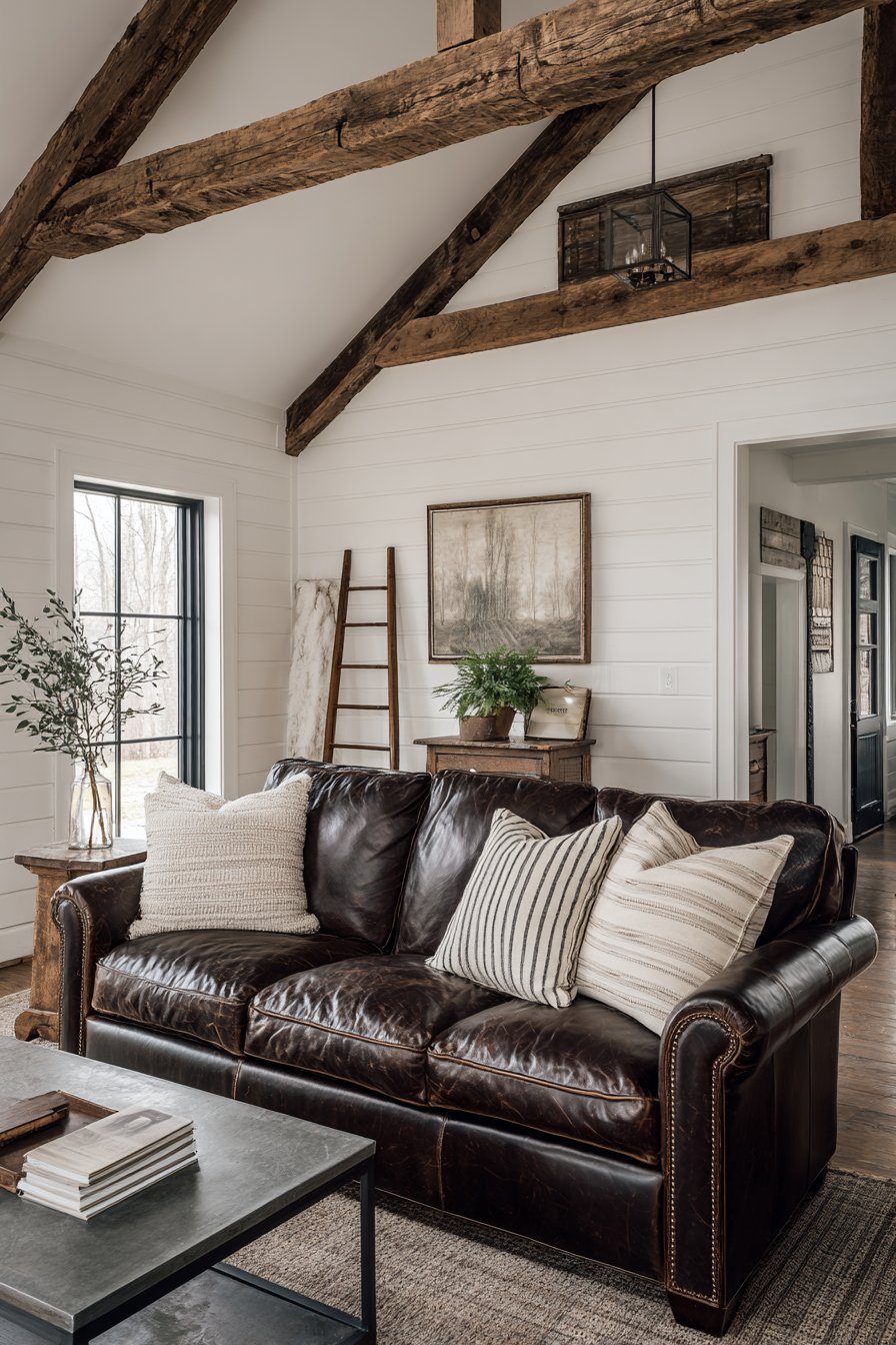 Modern Farmhouse Leather Charm