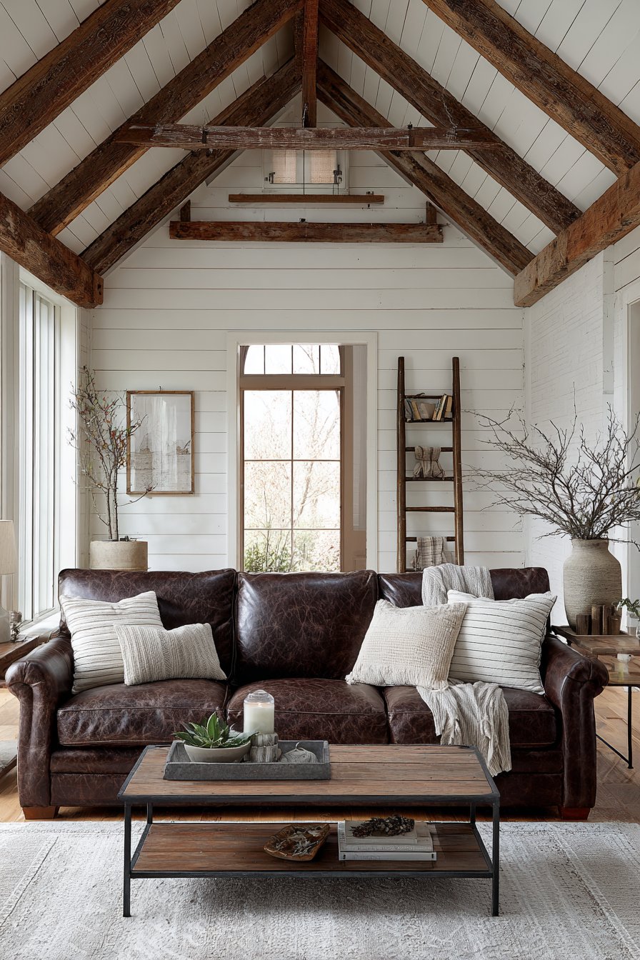 Modern Farmhouse Leather Charm