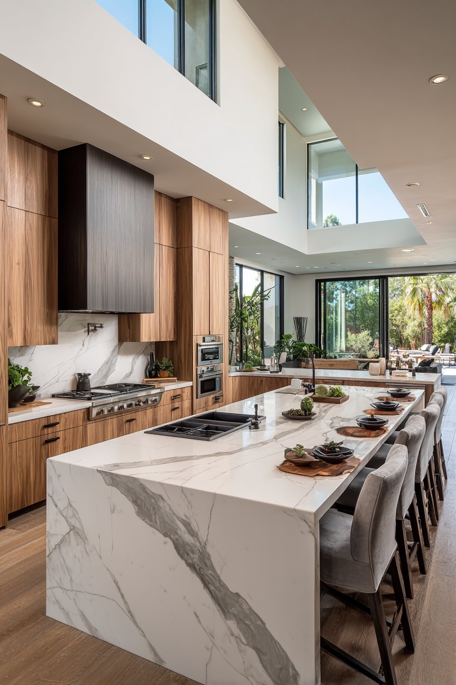 Double Island Entertaining Layout