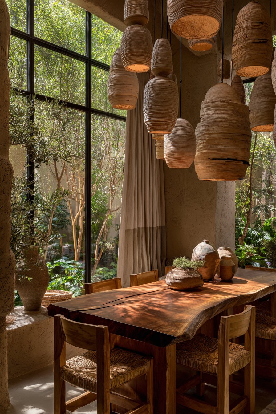 Live Edge Dining Nook Intimacy